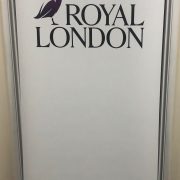 WHITE RLI PULL UP BANNER