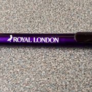 ROYAL LONDON NEW PURPLE PEN