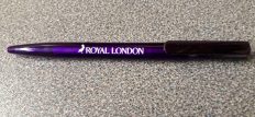 ROYAL LONDON NEW PURPLE PEN
