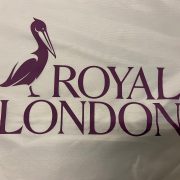 WHITE ROYAL LONDON TABLE CLOTH