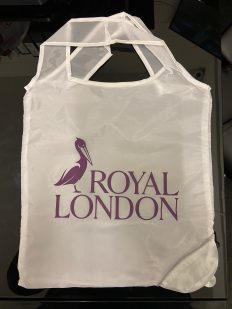 .WHITE RLI SHOPPER BAGS