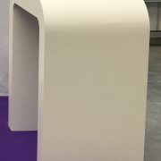 STAND ALONE WHITE SIDE TABLE