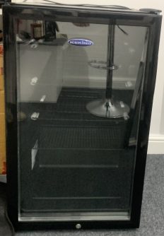 lockable drinks fridge